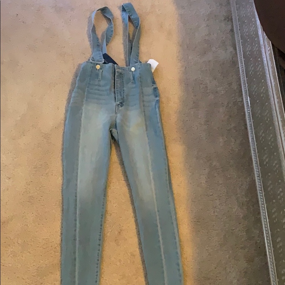 Blue Wash Overalls